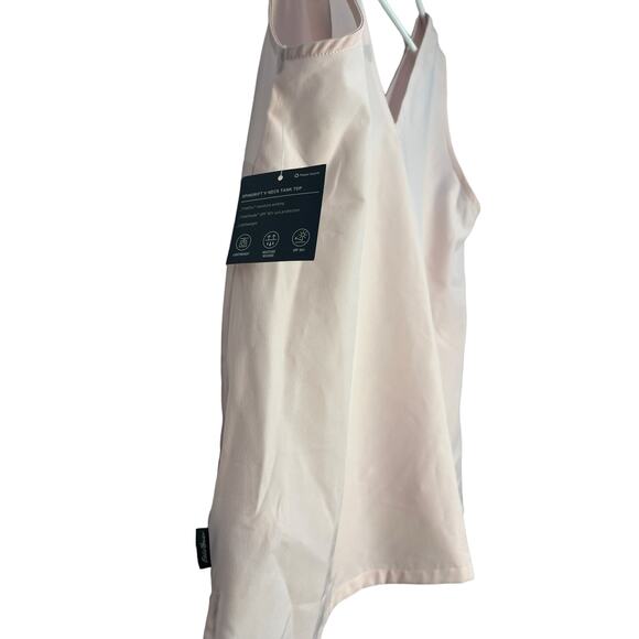 Eddie Bauer Spindrift V-Neck Tank Too Light Pink UPF 50+ Lightweight - Picture 6 of 7